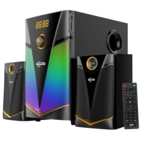 طقم مضخم صوت مع ريموت كنترول فيو ساوند، 3 قطع، VCM-6500 - اسود