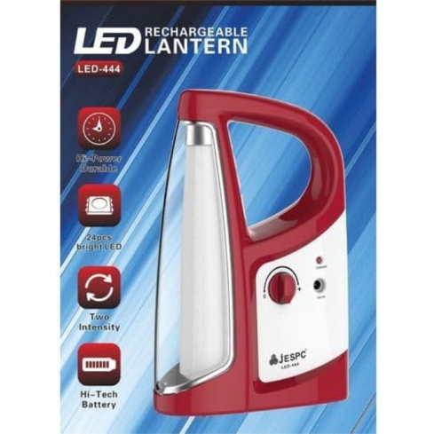 Jespc LED-444 Rechargeable Lantern - Red