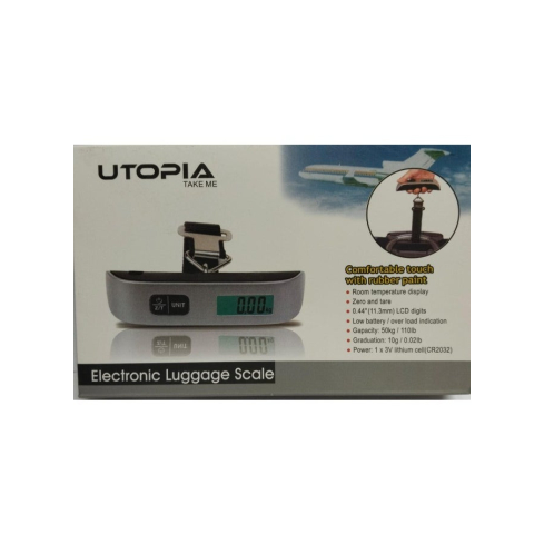 Utopia KC-29 Electronic Kitchen Scale - Silver Black