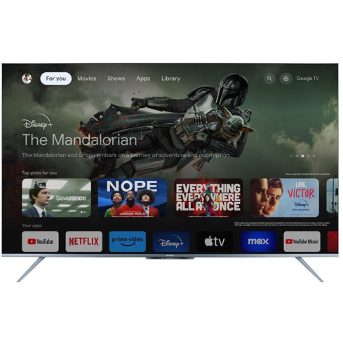 Sharp 55 Inch Smart TV , 4K UHD LED Built-In Receiver, 4T-C55FL6EX