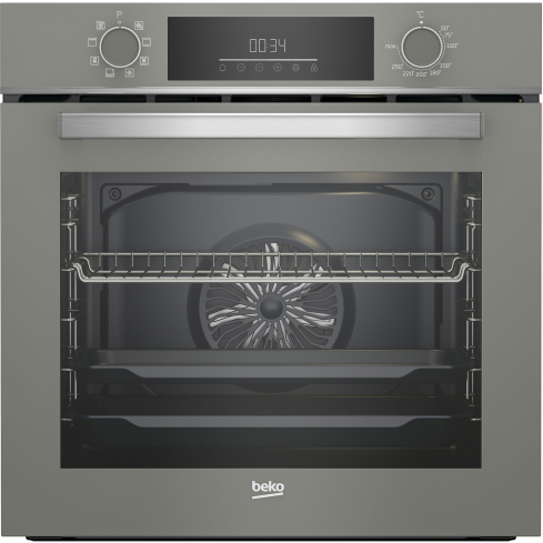 Beko Built In Electric Oven, with Grill, 60 CM, 72 Liters, Grey - BBIM17300MGD