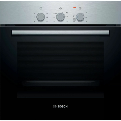BOSCH Series 2 Built-In Electric Oven, 60 cm, 66 Liter, Stainless steel - HBF011BR0Q