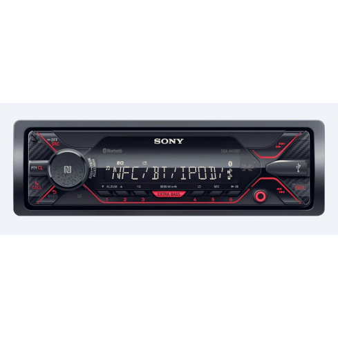 كاسيت سيارة سوني ديجيتال بلوتوث، DSX-A410BT - أسود