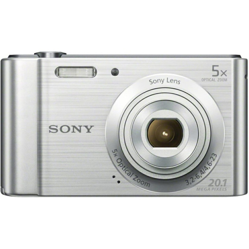 كاميرا سايبر شوت سوني، 20.1 ميجابكسل، زوم بصري 5x، DSC-W800 - فضي