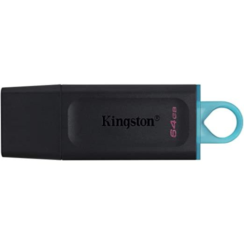 Kingston DTX-64GB Exodia USB 3.2 Flash Drive, 64GB - Black Blue