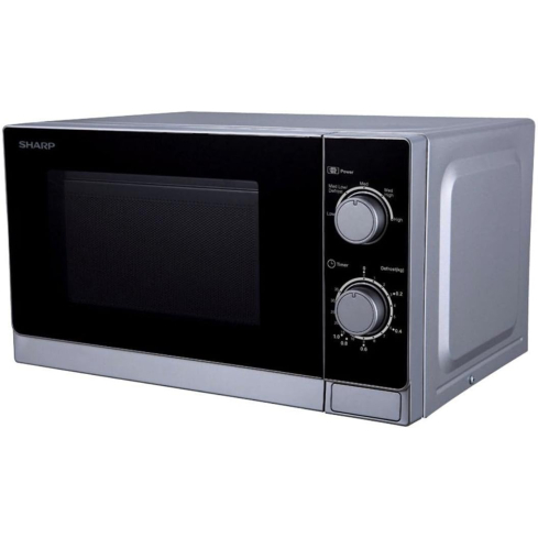 SHARP Microwave Solo 20 Liter 800 Watt Silver Color R-20CR(S)
