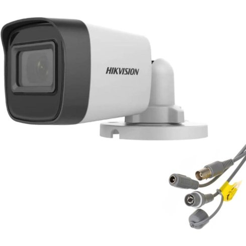 Hikvision Value Series Fixed Indoor Bullet Security Camera, 2 MP, White - DS-2CE16D0T-EXIPF