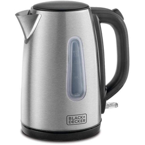 Black & Decker JC450-B5 Kettle, 1.7 Liter, 2200W - Silver