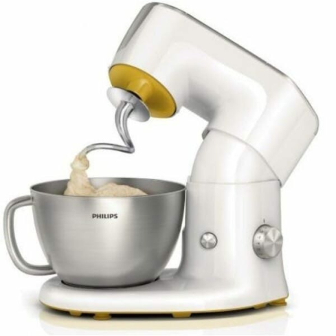 Philips Viva Collection Kitchen Machine, 900W, White Silver - HR7954/01
