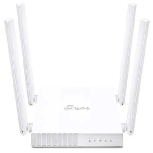 TP-Link C24 Router, High Speed Dual Band Wi-Fi - White