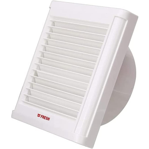 Fresh Glass Wall Ventilator, 6 Inch - White