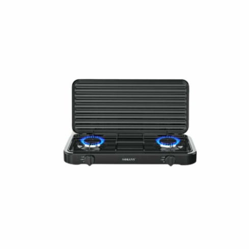 مسطح تسخين سوكاني، 3 شعلات، 5.5 كيلو وات، اسود - SK-6003