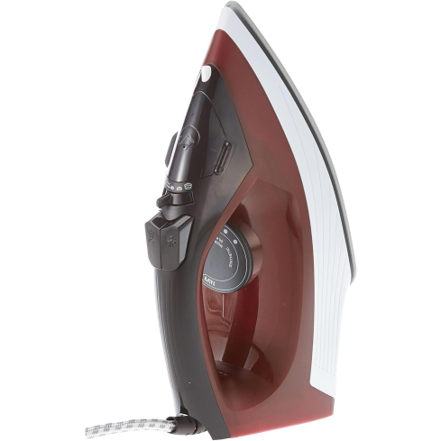 Black & Decker X1550-B5 Steam Iron, 1600W - Black Red
