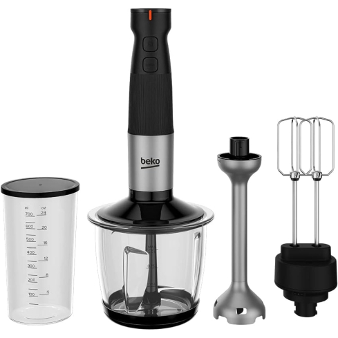 Beko HBA 81762 BX Hand Blender, 750 Watt - Silver Black