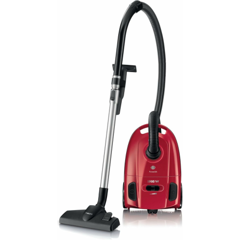Philips FC8451 PowerLife Bagged Vacuum Cleaner, 1900W - Red