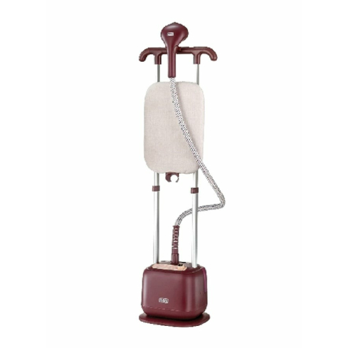 BLACK+DECKER GSTD2450-B5 Twin Pole Vertical Garment Steamer, 2L, 2400W - Burgundy - International Warranty