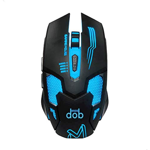 Hood M8500 Wired Gaming Mouse, 3600 DPI, 6 Keys - Black
