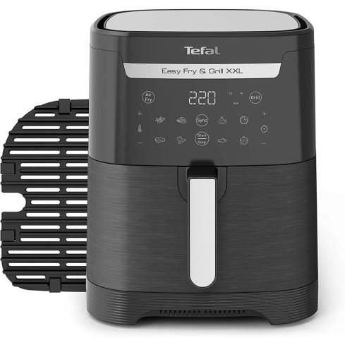 Tefal EY8018EG Easy Digital Air Fryer & Grill XXL, 6.5 L, 1800 W - Black