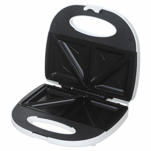 MediaTech MT-SM205 Sandwich Maker, 700W - White - International Warranty