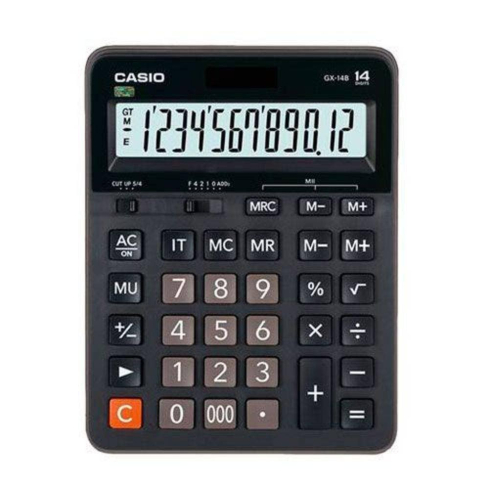 Casio GX-14B Practical Desktop Calculator - Black