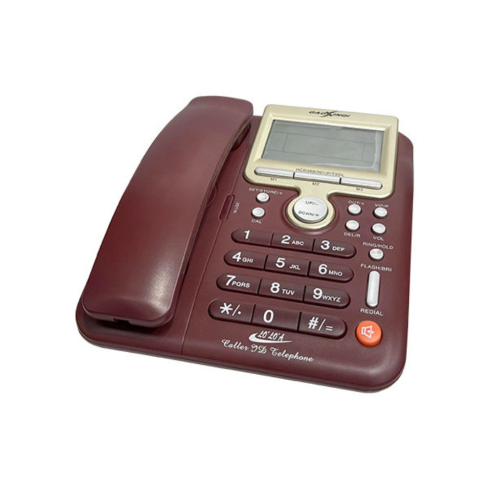 Goaxinqi HCD399(301) Corded Telephone - Burgundy Gold