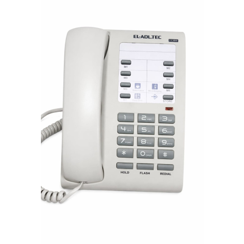 EL-ADL Tec 113BE Corded Landline Phone - White