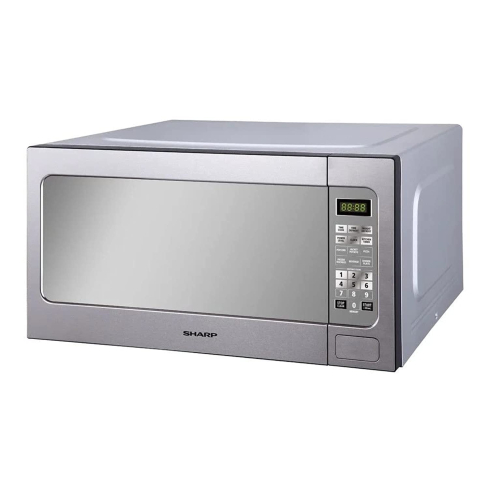 Sharp R-562CR(ST) Solo Microwave, 62 Liter, 1200 Watt, 12 Menus - Silver