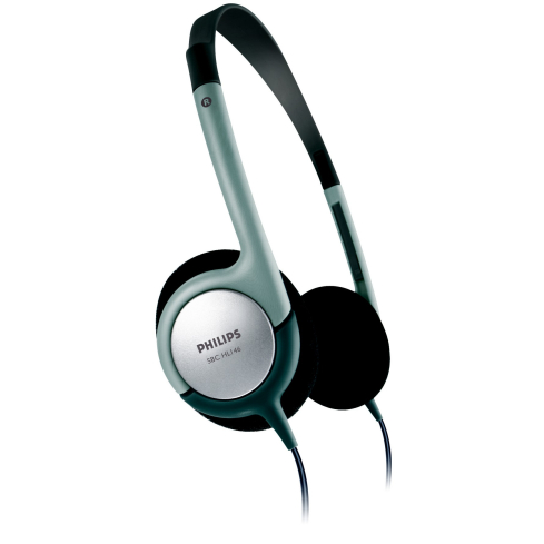 Philips SBCHL146 Wired On Ear Headphones - Green Black