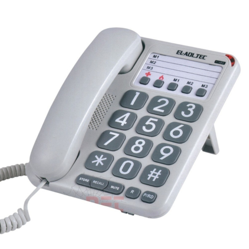 ELADL 114BE Corded Telephone - White