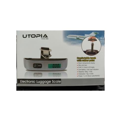 Utopia KC-30 Electronic Kitchen Scale - Silver Black