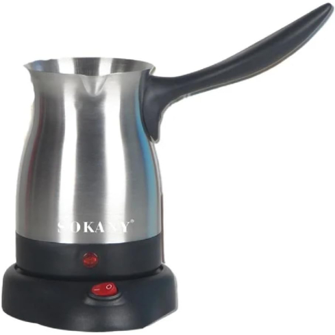 Sokany SK-203 Coffee Maker, 800W - stainless steel