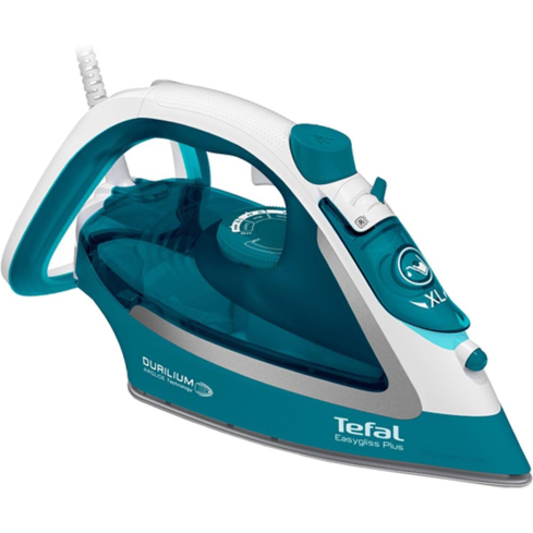 Tefal FV5772E2 Easygliss Plus Steam Iron, 2700 W - Turquoise White