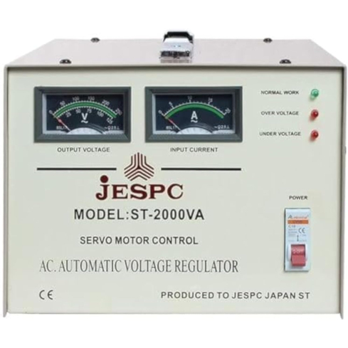 Jespc ST-2KVA Voltage Stabilizer - Beige