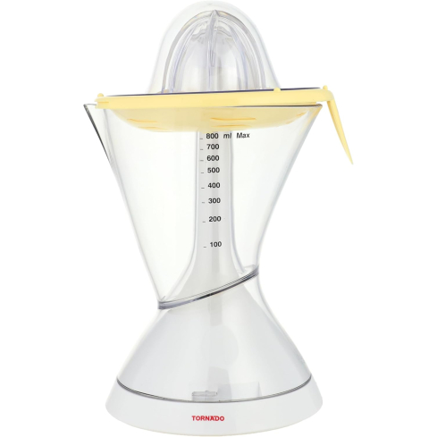 TORNADO TCJ-40S Citrus Juicer, 0.8 L, 40 W - White
