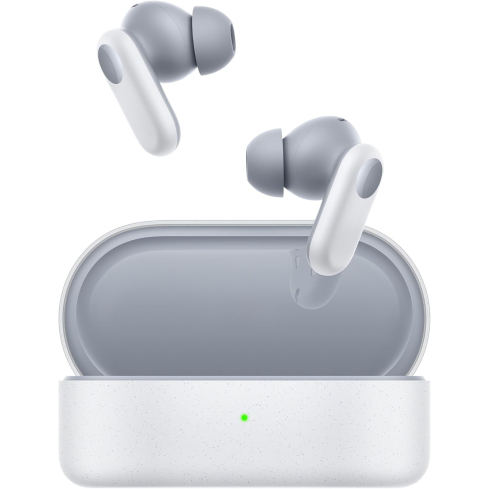 OPPO Enco Buds2 Pro In-Ear Earbuds, Noise Cancellation, 480 mAh, Granite White - E510A