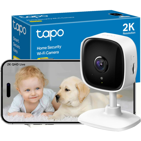 TP-Link Tabo C110 Wi-Fi Home Security Camera - White