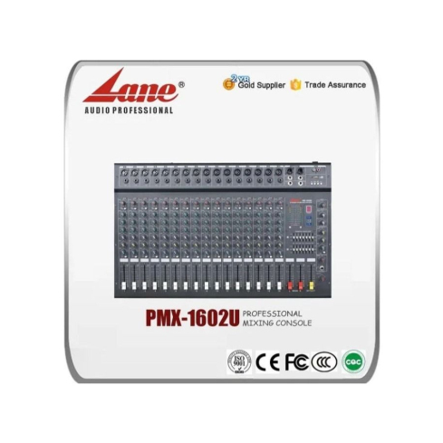 Lane PMX-1602DU Sound Mixer - Black