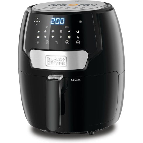 Black & Decker AF4037-B5 Air Fryer, 3.7L, 1500W - Black