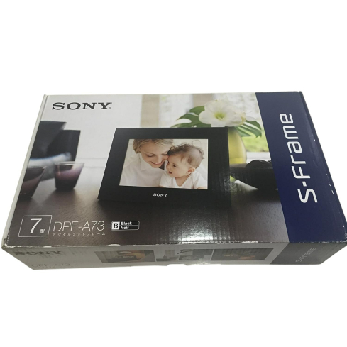 Sony DPF-A73 Digital Photo Frame, 7 Inch - Black