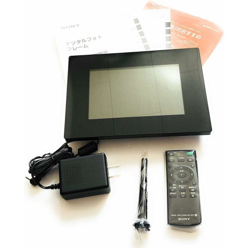 Sony DPF-D720 Digital Photo Frame, 7 Inch - Black