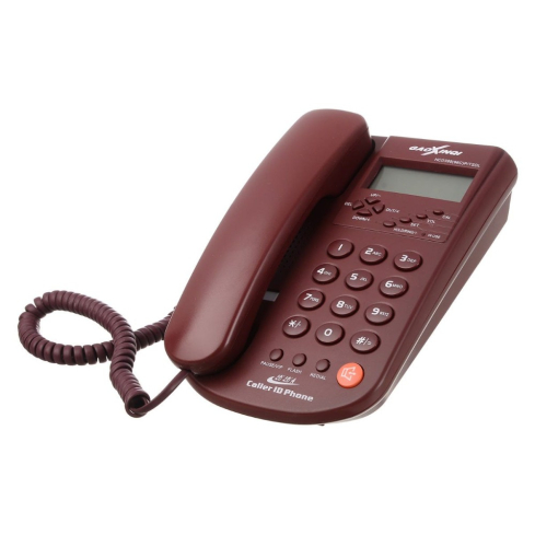 Goaxinqi 96C Corded Telephone - Burgundy