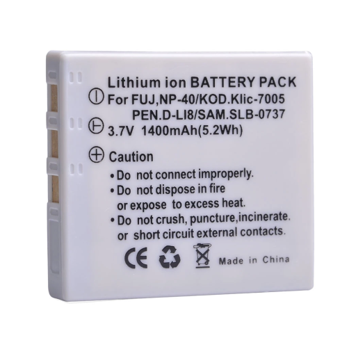 Fujifilm NP-40 Rechargeable Battery - White