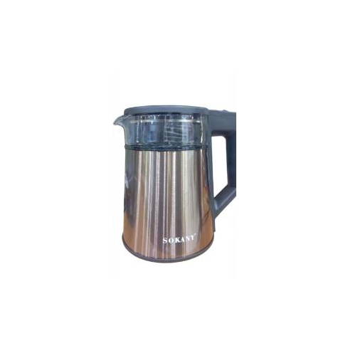 Sokany Electric Kettle, 1.7 Liter, 2000 Watts, SK-SH-1076 - gold