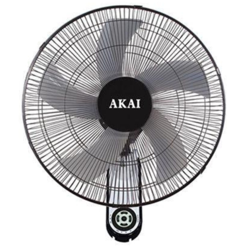 مروحة أكاي حائط، 18 بوصة، أسود، AK-18W