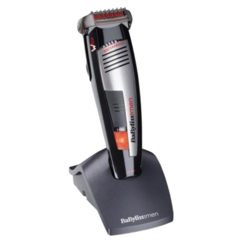 BaByliss Beard and Hair Trimmer 24 Cutting Lengths 0.4–5 mm in Black - E841PE | ماكينة قص شعر وتشذيب لحية بيبي ليس 24 طول قص من 0.4 إلى 5 مم باللون أسود - E841PE