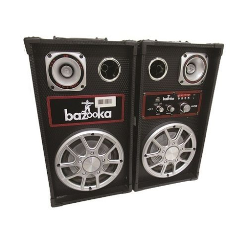 Bazooka Subwoofer 10 W in Black - BZ-6100 | صب ووفر بازوكا 10 وات باللون أسود - BZ-6100