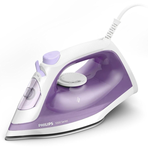 Philips 1000 Series Steam Iron , 1800 Watt , White Purple - DST1020-36