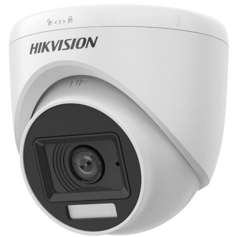HiLook Smart Hybrid Light Indoor Security Camera, 5 Megapixel, White - DS-2CE76K0T-EXLPF