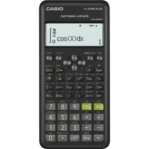 Casio Scientific Calculator, 417 Functions, Black, fx-570ES PLUS-2