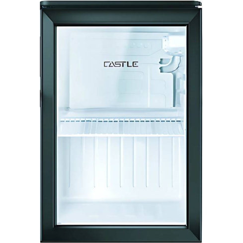 Castle Mini Bar 52 Liter in Black Glass - FR1052G | ميني بار كاسل 52 لتر باللون زجاج اسود - FR1052G
